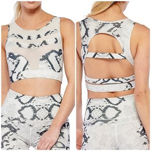 Electric Yoga Python-Print Sports Bra Size Small
